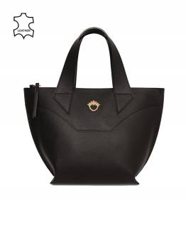 Чанта Flowerbag, голямо черно куфарче