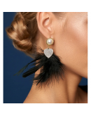 Обеци Ginette Black