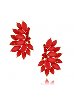 Обеци Honestly Light Red