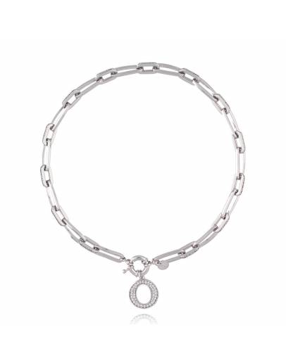 Колие Silver Chain & Crystals