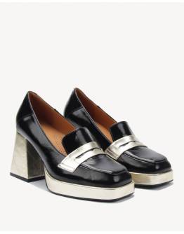 Обувки Sally Black & Gold