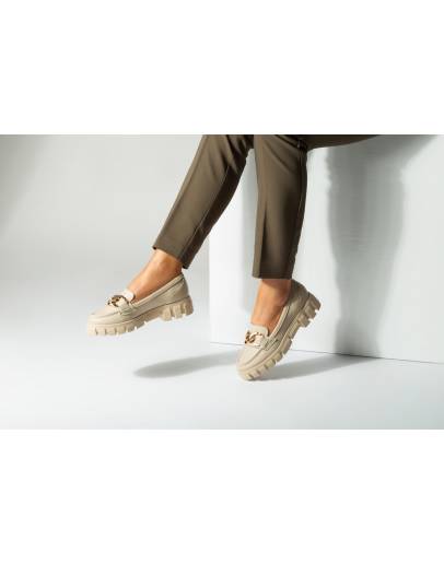 Мокасини Zora Beige